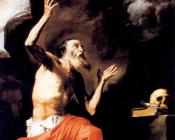 胡塞佩 德 里贝拉 : St. Jerome and the Angel of the Last Judgement